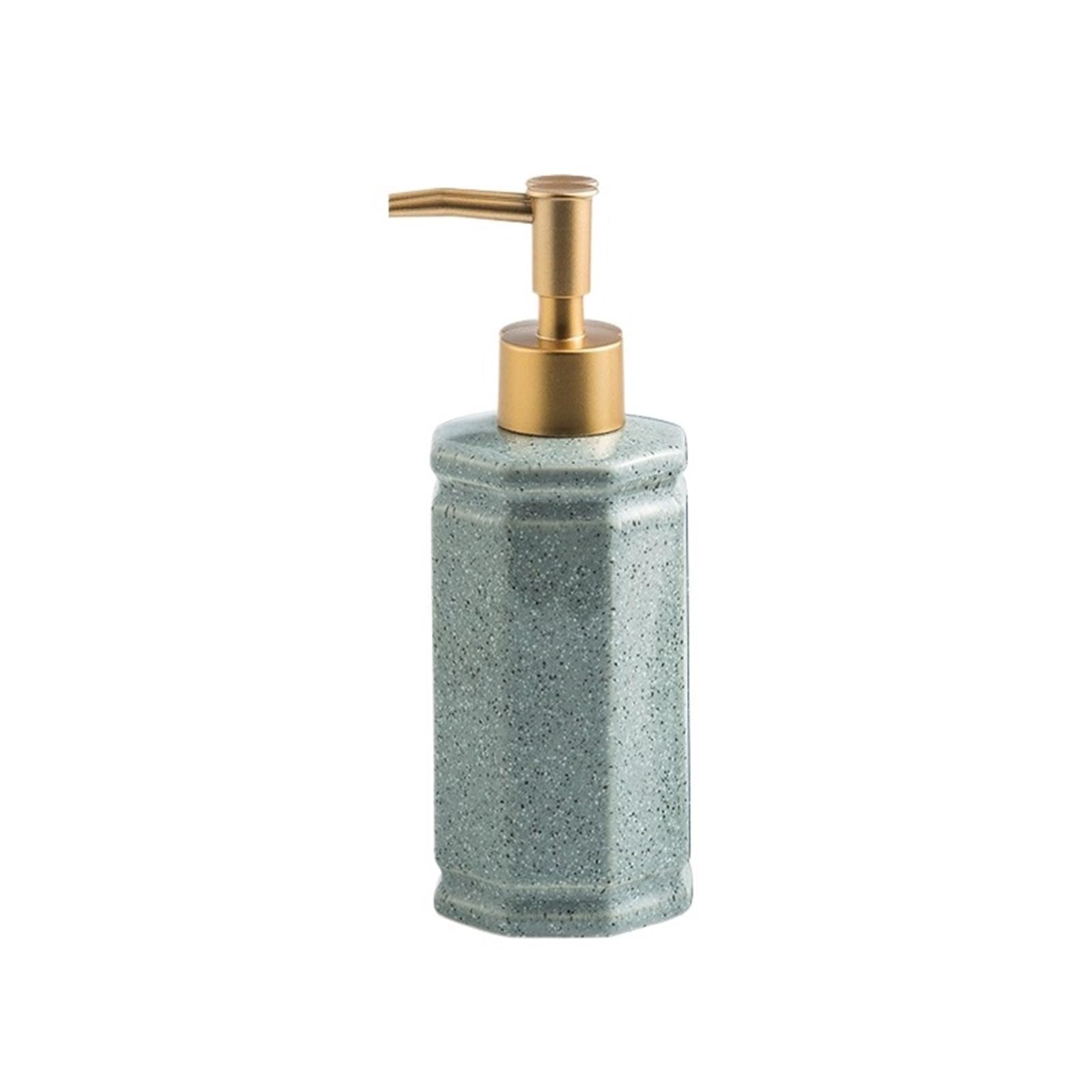 Cyairong-22 Gris Soap Dispenser Simple Ceramic Soap Dispenser With Pump Bathroom Shampoo Lotion Push Bottle(Gris)