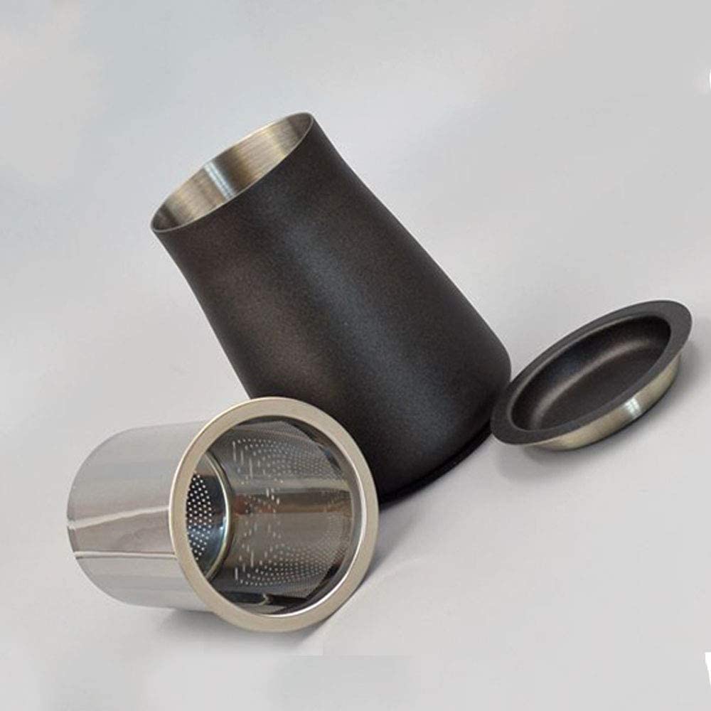 PURRL Kaffeesiebpulver Schleiffilter Pulverpulver Kaffeezubehör Edelstahl 304 in Lebensmittelqualität zum Sieben von Kaffeepulver Schwarz Little Surprise