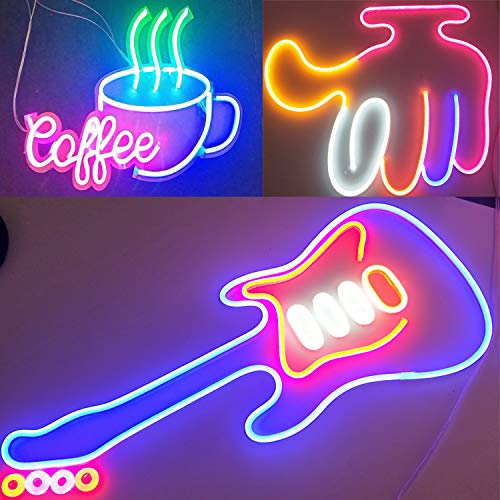 Rextin 16. 4ft dimmable white led light strip flexible silicone led neon rope lights dc12v ip67 for diy indoor & outdoor sign letters kichen clubs shopping malls holiday event 5 Rextin 16. 4ft dimmable white led light strip flexible silicone led neon rope lights dc12v ip67 for diy indoor & outdoor sign letters kichen clubs shopping malls holiday event - image 6