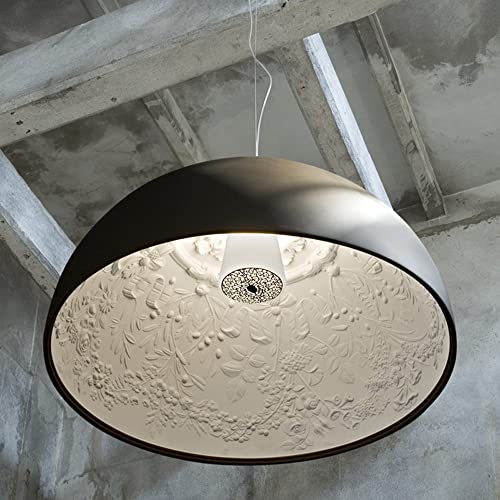 Chandelier industriel résine vintage or suspension plafonnier cuisine couloir