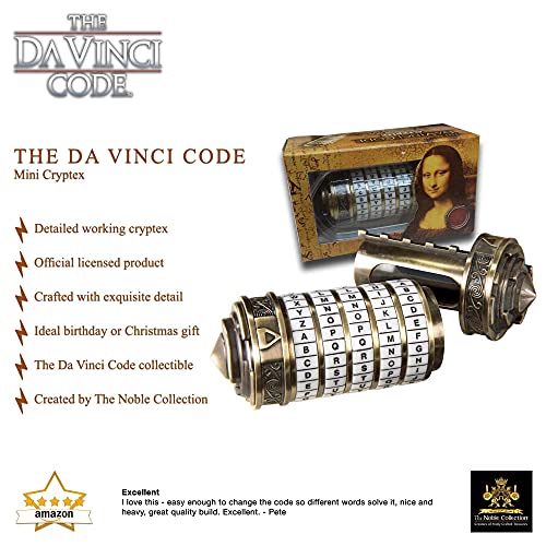 Cryptex Da Vinci Code réplique officielle mini format de The Noble Collection - 3