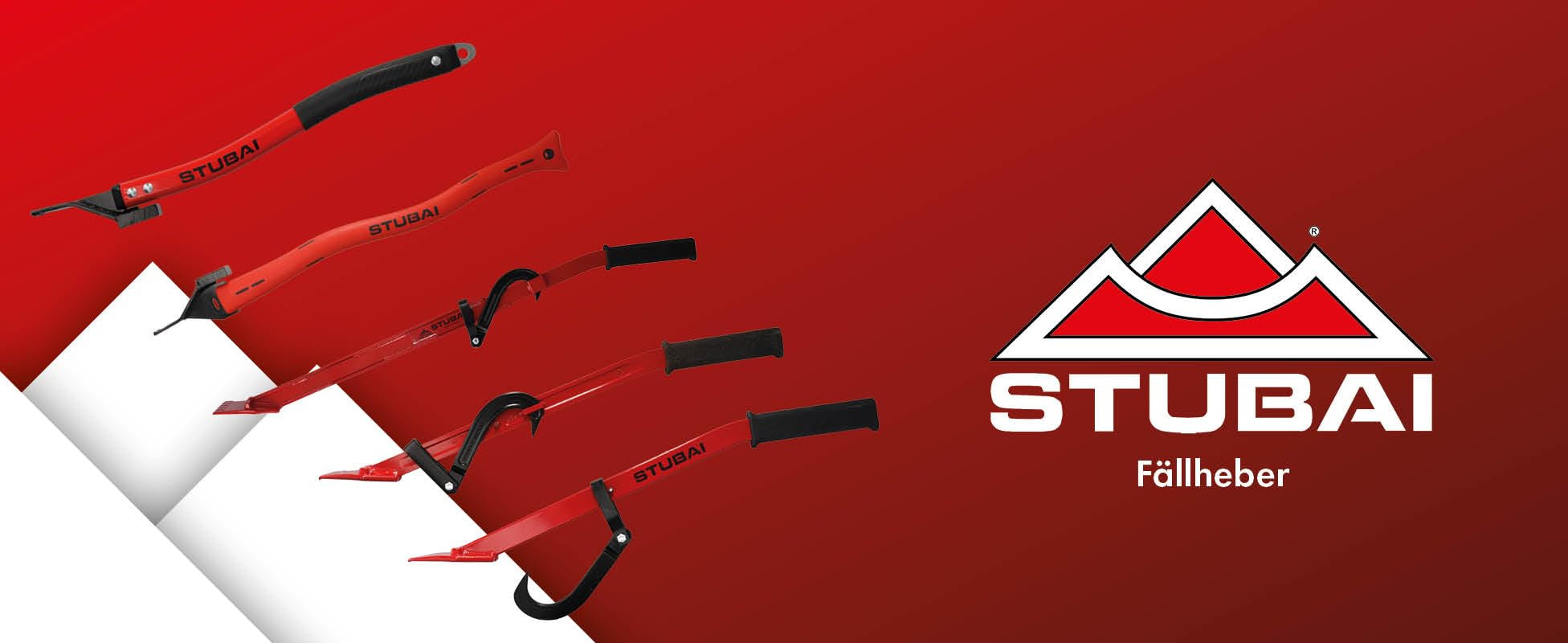 Stubai levier d'abattage en aluminium avec manche et einhängeöse 674659 570 mm