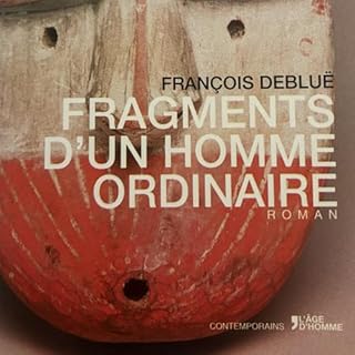 Diseño de la portada del título Fragments d'un homme ordinaire