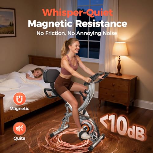 YOSUDA Folding Exercise Bike, 5 IN 1 Foldable Stationary Bike for Seniors - image 7