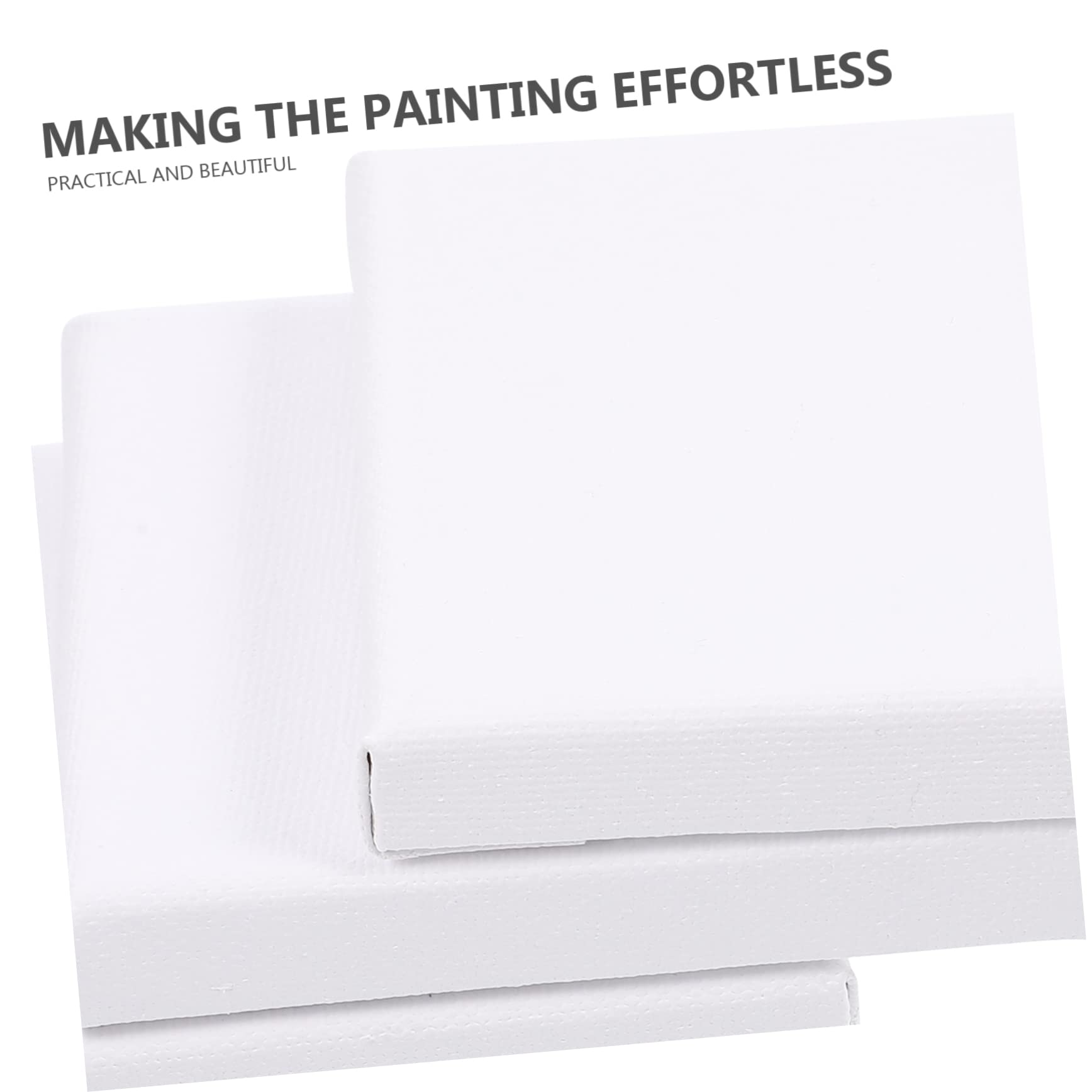 Châssis D’art Mini Carré 12 Pièces pour Peinture à L’huile