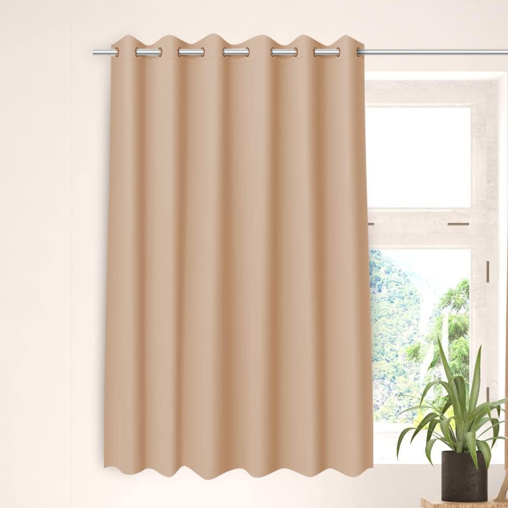 Kuber Industries Set of 4 100% Darkening Black Out Curtain I 5 Feet Window Curtain I Insulated Heavy Polyester Solid Curtain|Drapes with 8 Eyelet for Home & Office (Gold) (B0CSD1C99N) Amazon Price History, Amazon Price Tracker