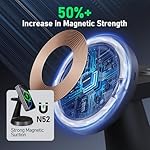 3 in 1 Wireless Charging Station for Apple Mag-Safe 15W Fast Charger Stand for Multiple Apple Devices Magnetic Charger for iPhone 16 Pro Max/16 Pro/16/15/14/13/12, AirPods, iWatch Series(Black) - Image 2