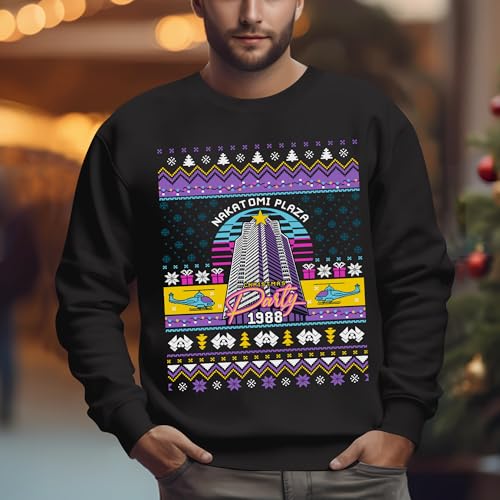 Christmas Party 1988 Sweatshirt - Plaza Christmas Sweatshirts For Women - Unisex Christmas Movie Sweatshirt For Men4