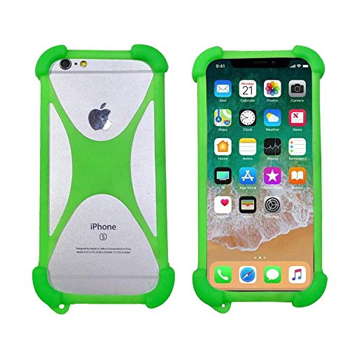 ABCTen Soft Phone Case for Leagoo Lead 1 3 5 6 Shark 1 KiiCaa Mix Power 2 Pro Shockproof Bumper Cover Flexible Silicone Case for Leagoo Elite 2 Elite 4 Alfa 2 Alfa 6 Elite Y Venture 1 X Rover(Green)