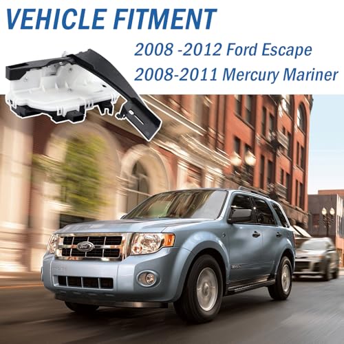 Image of Rear Left Driver Side Power Door Lock Actuator, Door Latch Compatible with Ford Escape 2008-2012, Mercury Mariner 2008-2011, Replaces 937-652 9L8Z-7826413-A BL8Z-7826413-A