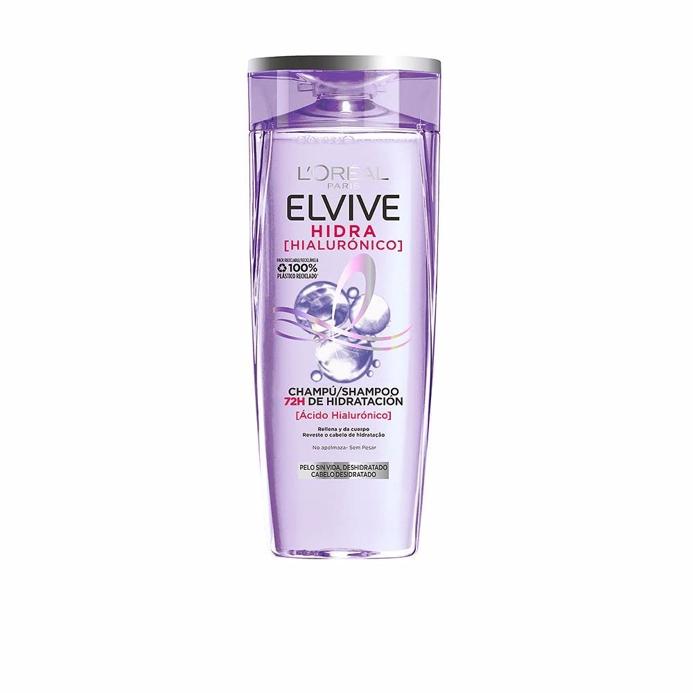L'Oreal Professionnel Elvive Hidra Hyaluronsäure Feuchtigkeitsspendendes Shampoo, 370 ml