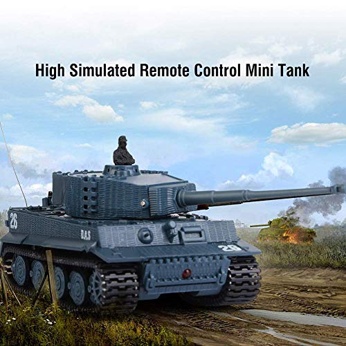 Tanques Teledirigidos, 1/72 Escala 4 Canales Mini Tanque Control Remoto Tanque de Juguete para Regalo de niños