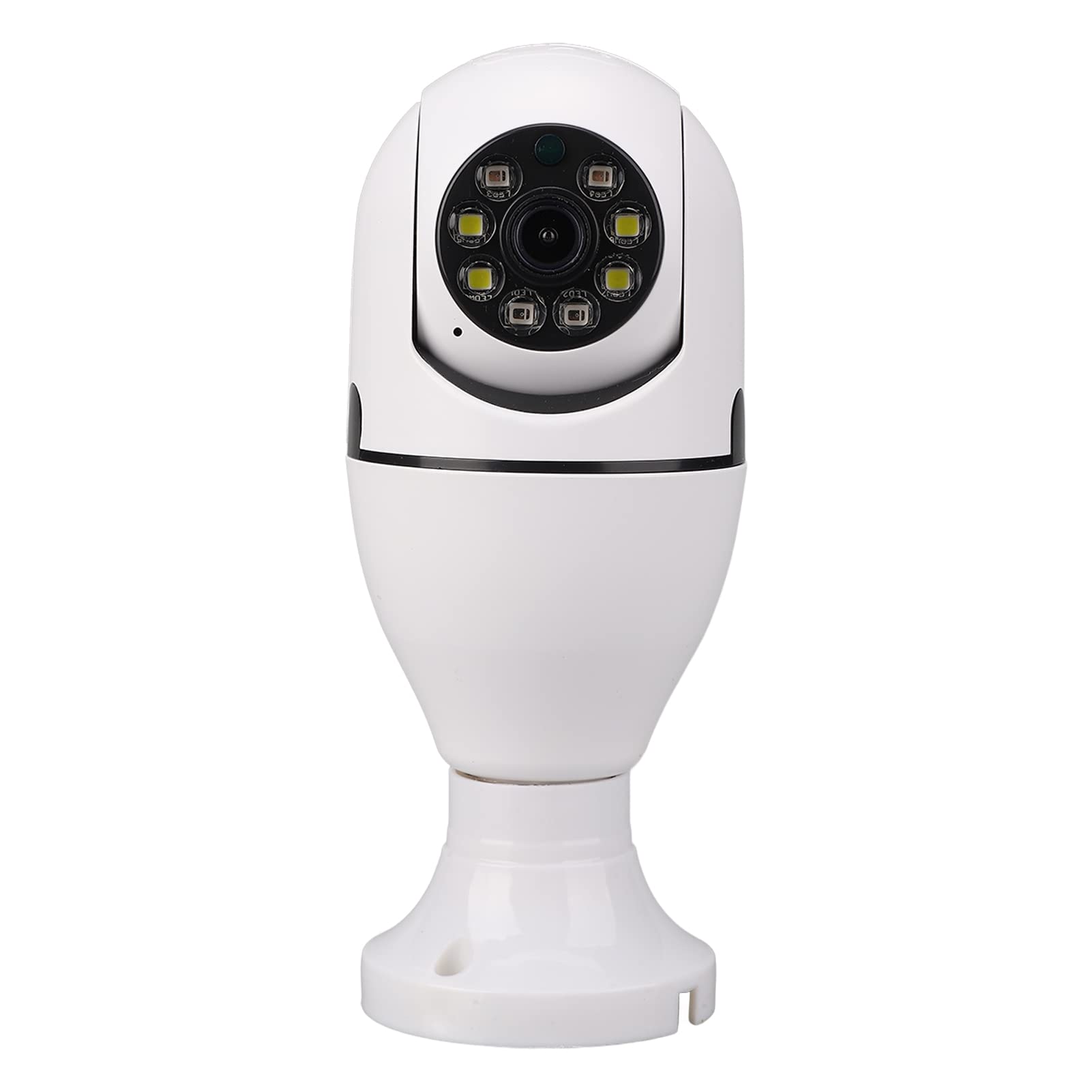 WiFi Security Camera, 1280x720 360 Degree Wireless Light Bulb Camera with Motion Detection, Two-Way Multi Devices Connect Smart Baby Monitor for Home Outdoor Indoor Security