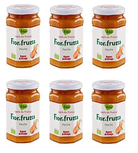 6x Rigoni di Asiago Fiordifrutta BIO Peach Jam 250g Cover