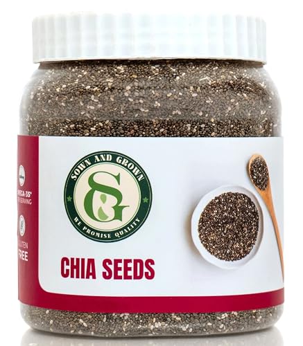 Sown-and-Grown Chia Seeds- 2 lbs, 32Oz | Omega-3, Non-GMO, Keto