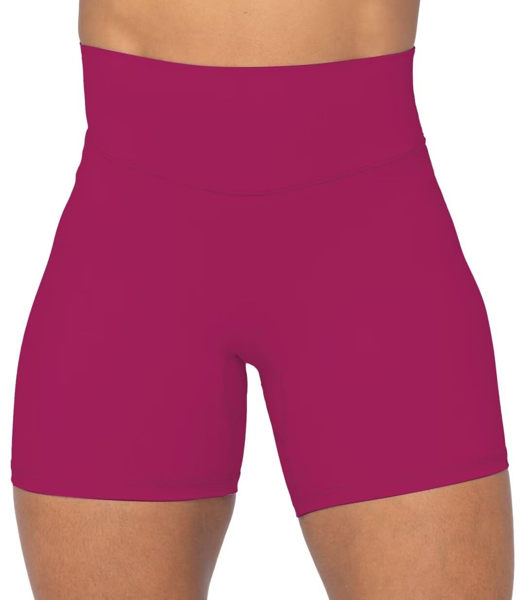 SunzelNo Front Seam High Waist Biker Shorts for Women, Squat Proof Yoga Workout Gym Bike Shorts