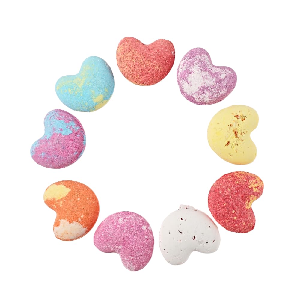 Bath Bombs Gift Set for Christmas, 9 x 1.41 Oz/ 40g. Essential Oil Spa Bomb Fizzies, Relaxation, Moisturizing and Fun for Women, Wife, Mom, Girls, Teens, Daughter and Her