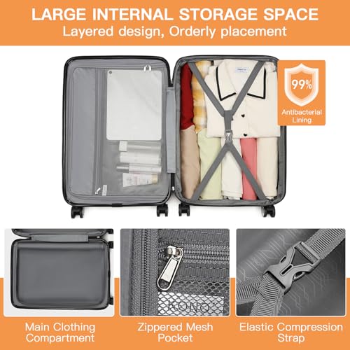Kono 28 Inch Expandable Luggage