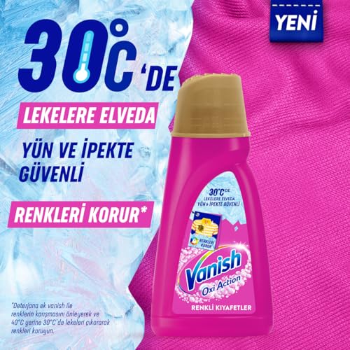 Vanish Kosla Multipower Renkliler için Leke Çıkarıcı ve Çamaşır Deterjanı Güçlendirici Sıvı (1 x 2000 ml)