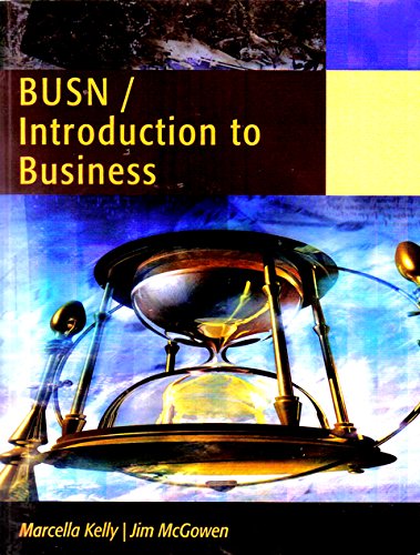 BUSN / Introduction to Business: unknown author: Amazon.com: Books