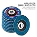 NEIKO 11145A 10 Pack Zirconia Flap Discs 4-1/2 for Angle Grinder, 120 Grit Flapper Wheel, Angled T29 Grinding Wheel 4.5 Inch Flap Disc, 7/8
