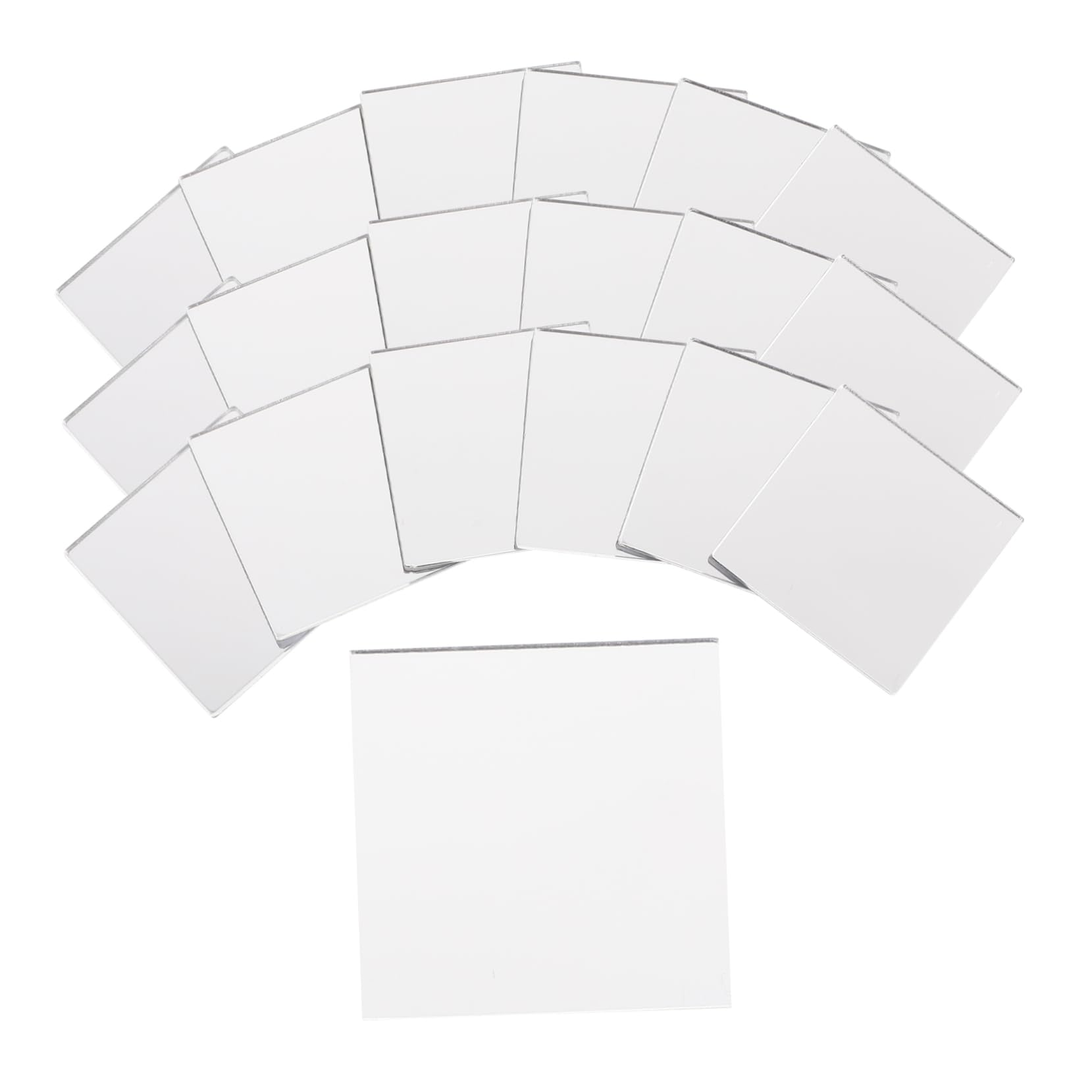Miroirs décoratifs en acrylique incassables pour fixer sans percer