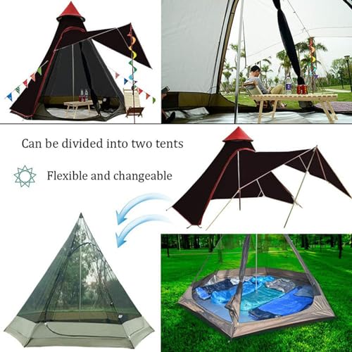 Carpa tipo domo para camping 5-8 personas impermeable miniatura 4