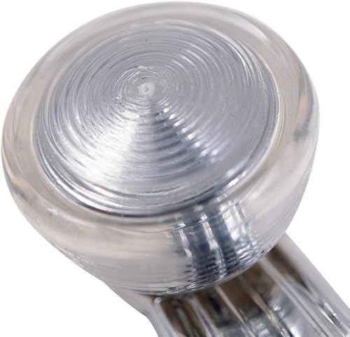 Miniatura 7 de Brock Juego de bielas manuales de repuesto con mango cromado con perilla transparente compatible con Malibu Impala, Monte Carlo, Lesabre Camaro