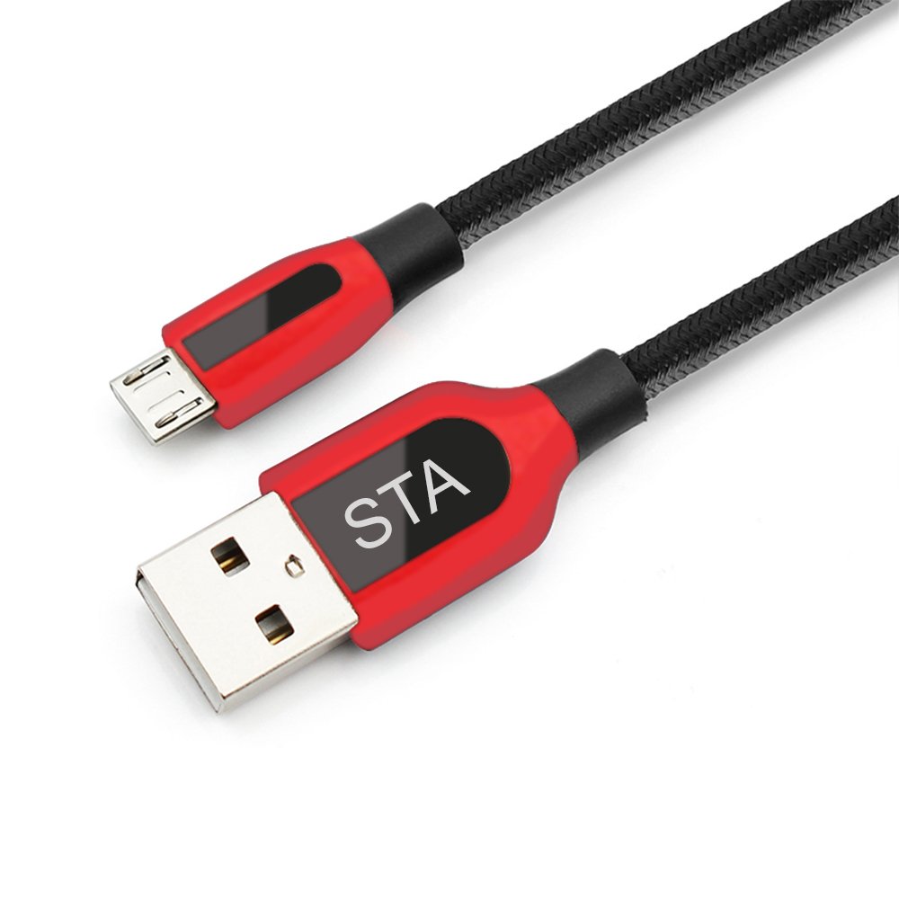 STA Beetle Series Micro USB [2 mtr / 6.6 Ft Long] Nylon Braided Fast Charging & Data Sync Cable (B075VS44GF) Amazon Price History, Amazon Price Tracker