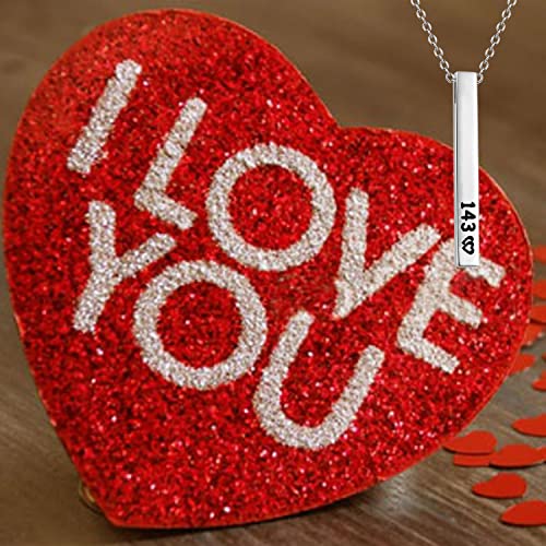 PLITI Numerical Love Gift 143 I Love You Necklace For Boyfriend Girlfriend Couple Gift Love Jewelry3