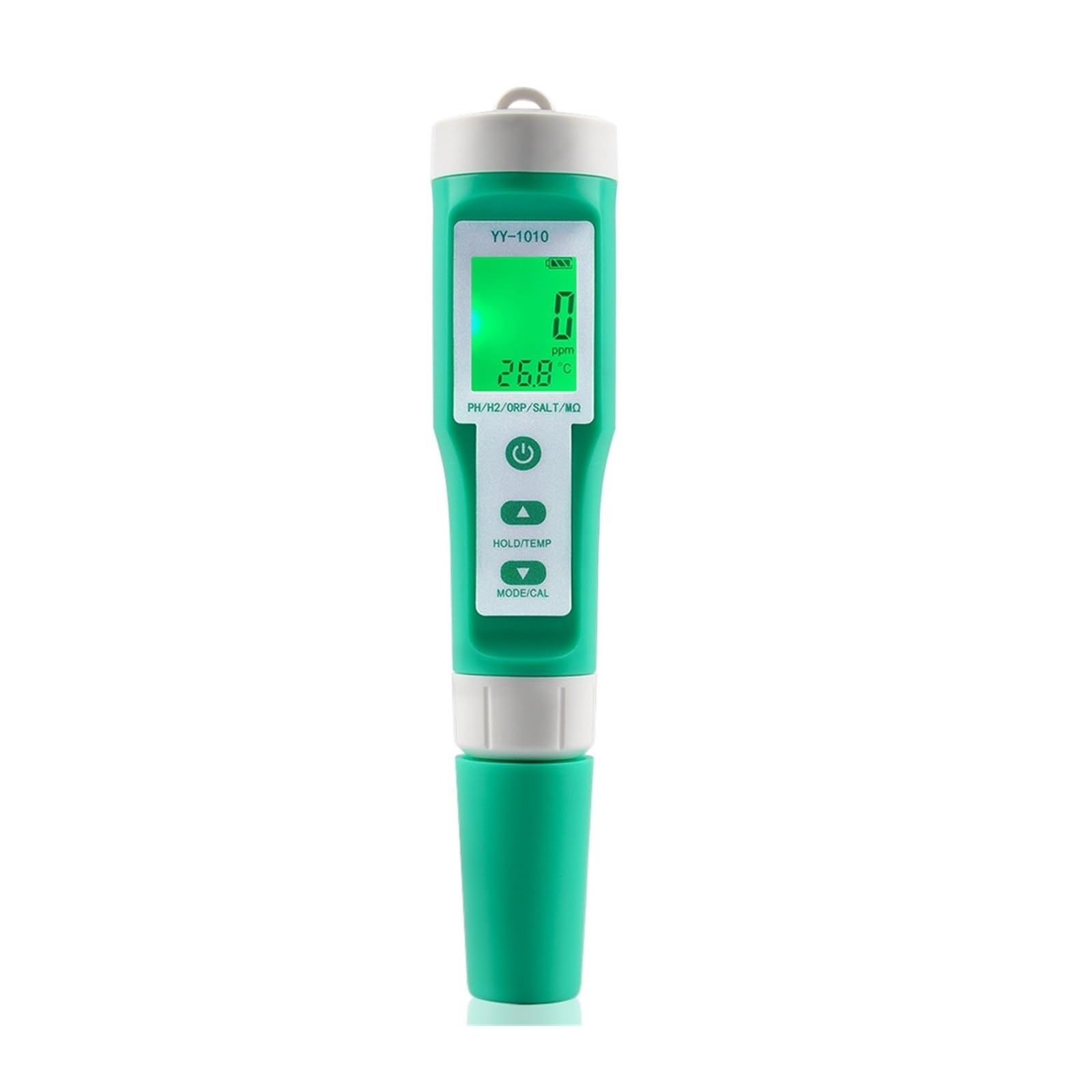 Zestaw do badania wody, 10 w 1 PH/EC/TDS/ORP/H2/Żyzność/Zasolenie/SG/Rezystywność/Temp Miernik jakości wody Cyfrowy wielofunkcyjny tester do akwariów(Meter)