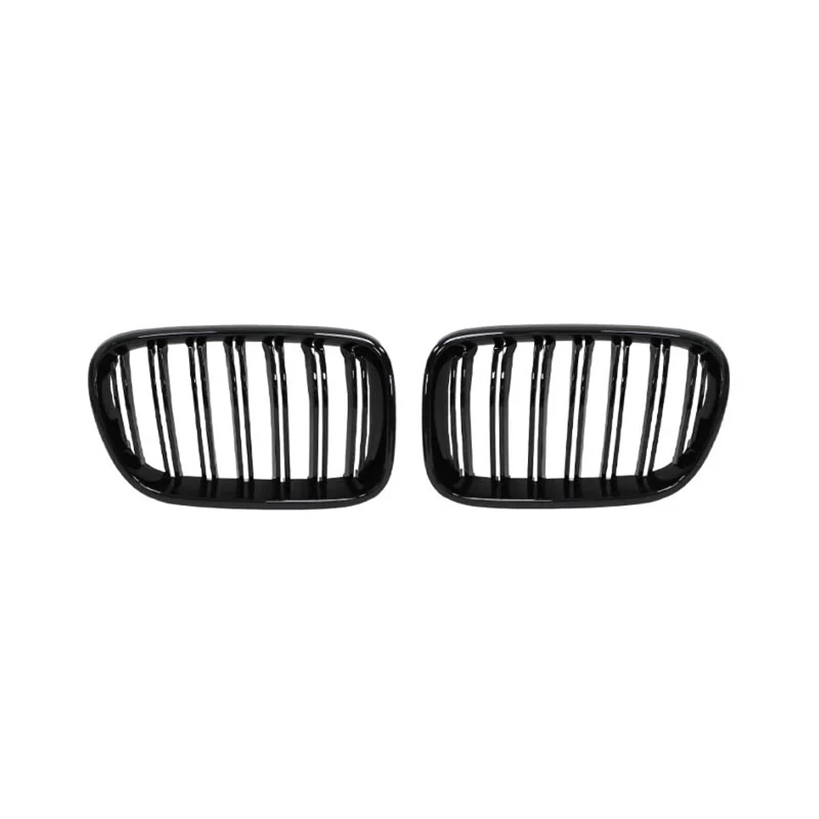 Dla BMW do X3 F25 2010 2011 2012 2013 1 para przednich kratek nerkowych błyszczący czarny zamiennik wyścigowy zderzak grill stylizacja samochodu przedni grill grill wkładki