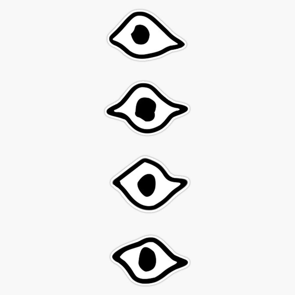 Oyasumi, Punpun (Eyes) Vinyl Waterproof Sticker Decal Car Laptop Wall Window Bumper Sticker 5"