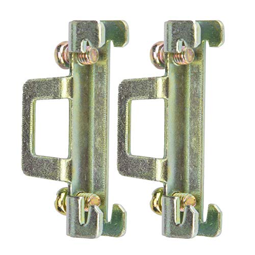 Image of Vikye 10Pcs Fixed Clamp Fasten Clip for 35mm DIN Rail, Metal Model 11