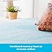 Linenspa 4 Inch Gel Swirl Memory Foam Mattress Topper – Cooling Gel Infused – Pressure Relieving Bed Topper - Mattress Pad – CertiPUR Certified - Full Size
