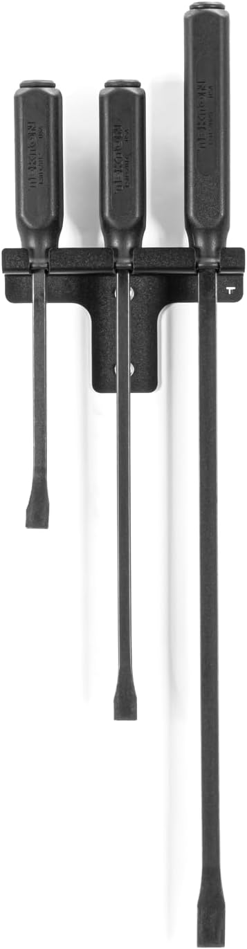 TEKTON Angled End Handled Pry Bar Set with Wall Hanger, 5-Piece (12, 17, 25, 36, 45 in.) | LSQ96504 | Made in USA