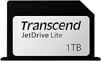 Vista 10 de Transcend - Tarjeta de expansión de almacenamiento JetDrive Lite 330 de 64 GB para MacBook Pro de 13 pulgadas con pantalla Retina (TS64GJDL330)
