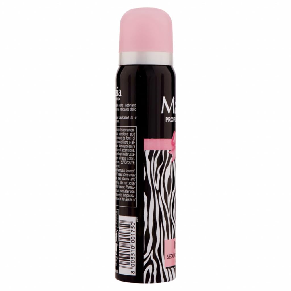 MALIZIA - Deodorante Donna Intense Seduction Profumo, deodorante spray da donna, 100 ml + portachiavi gratuito Beni Culinari