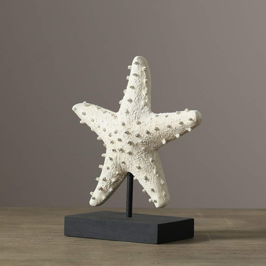 Décoration de bureau Nordic Méditerranée Journal À La Main Simulation Simulation Starfish Debout Debout Décoration De Bureau De Bureau De Bureau De Bureau De Bureau Décor de bureau de titulaire