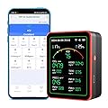 WiFi Smart Air Quality Monitor: misuratore di qualità dell'aria interno 15 in 1 rileva PM, CO2, CO, TVOC, HCHO, PM, AQI, temperatura e umidità, telecomando app, per Smart Home Automation
