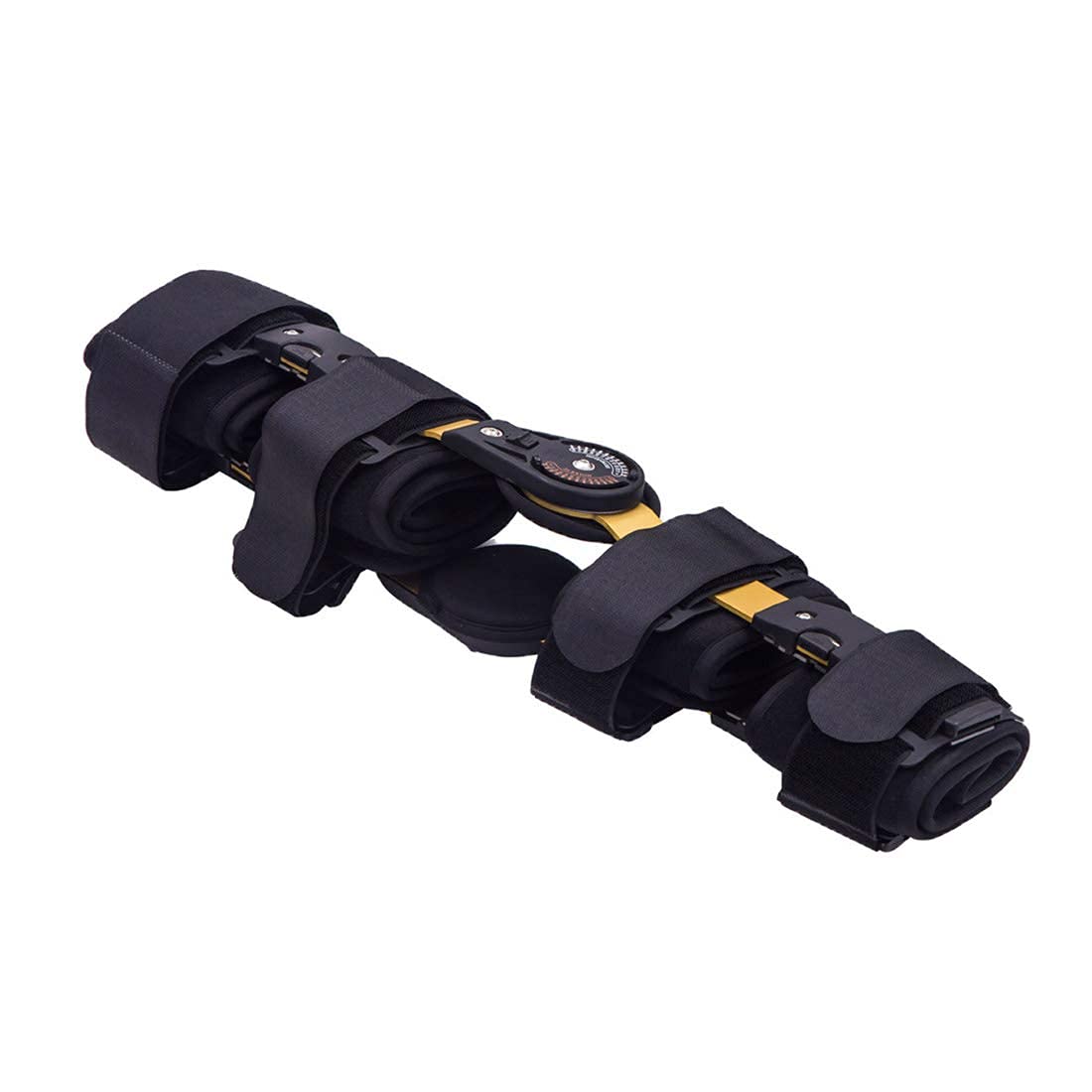Rodillera articulada ROM ajustable postoperatoria soporte de rodilla ortesis ajustable descargador rodillera para lesiones ACL MCL y PCL, protector ortopédico