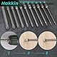 Hakkin 12 Stück Torx Schraubendreher Set 1/4 100 mm Torx Bit Set Lang mit Loch S2 Elektrische Schraubendreher Bitsatz für Akkuschrauber T6/T7/T8/T9/T10/T15/T20/T25/T27/T30/T40 Sternschraubendreher