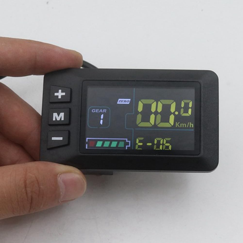 48V21A ContrôLeur Intelligent sans Balais Accessoires de Modification de Scooter éLectrique Instrument LCD à éCran Couleur S866 à 5 Broches