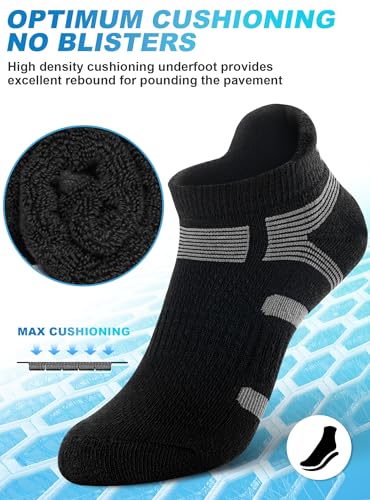Image of Trusiel Women Ankle Compression Athletic Running Socks No Show Low Cut 5 Pairs