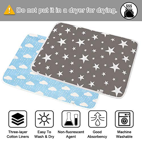 Alboyi, 2 pannolini per fasciatoio, impermeabili