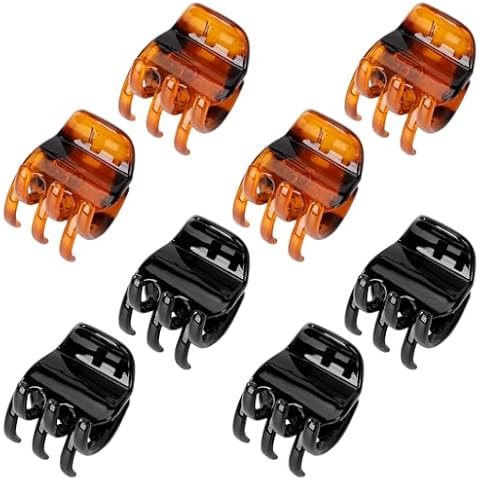8Pcs Hair Clips for Women and Girls,Medium Size Hair Claws Hair Jaw Clip for Thick Hair & Thin Hair,1.3Inch No-Slip Jaw Clips Cover