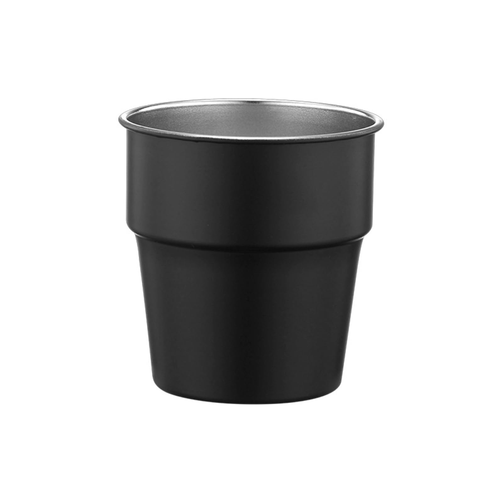 carotoe Of 6 Multifuntional Coffee Cups 10Oz Metal Set 304Stainless Steel Texture Cups for Outdoor BBQ Activity Camping Cup