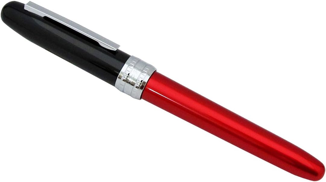(Original Limited Item) Platinum Akajiku Foutain Pen Plaisir Medium Nib (M) Red shaft PGB-1200A#70-3