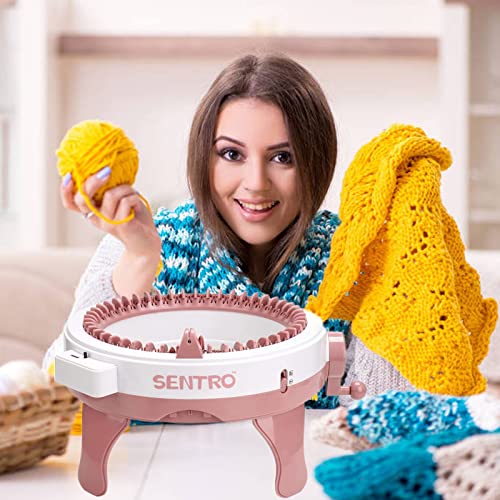 Máquina de tricô máquina de tricô 48 agulhas tear e placas de tricô Smart Loom com contador de linha