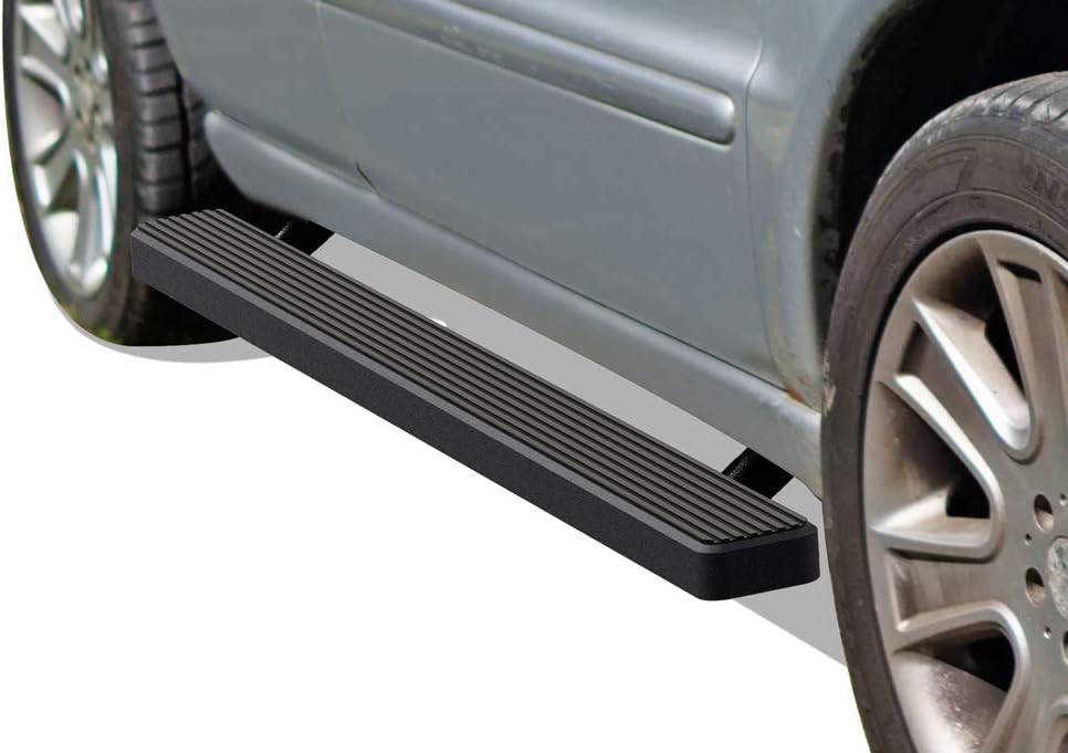 APS Running Boards 5 inches Matte Black Compatible with Mercedes-Benz ML-Class 1998-2005 Stainless Steel (Side Steps Side Bars)